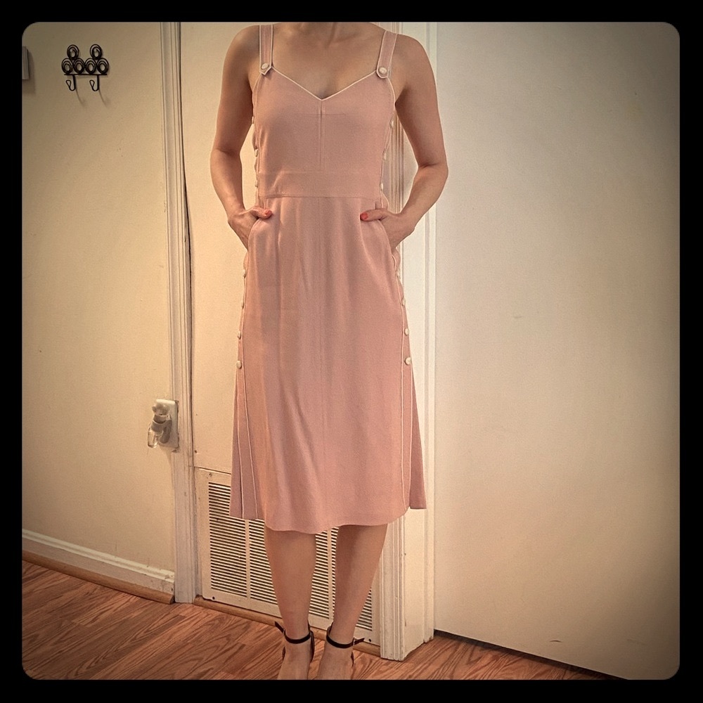 Rag & Bone Side Snap Tank Dress w/ Pockets